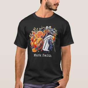 Golf Orange Blossom theme for Florida Golfer T-Shirt