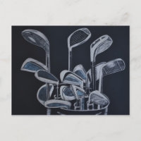 "Golf Outing Notice" post card