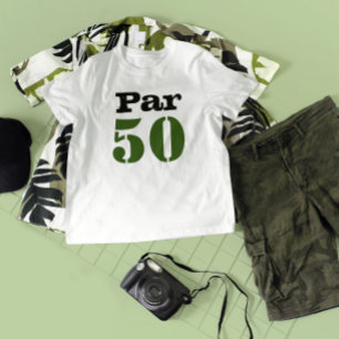 Golf Par 50th birthday with number T-Shirt
