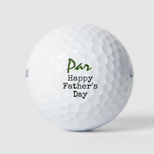 Golf Par Happy Father's Day Balls