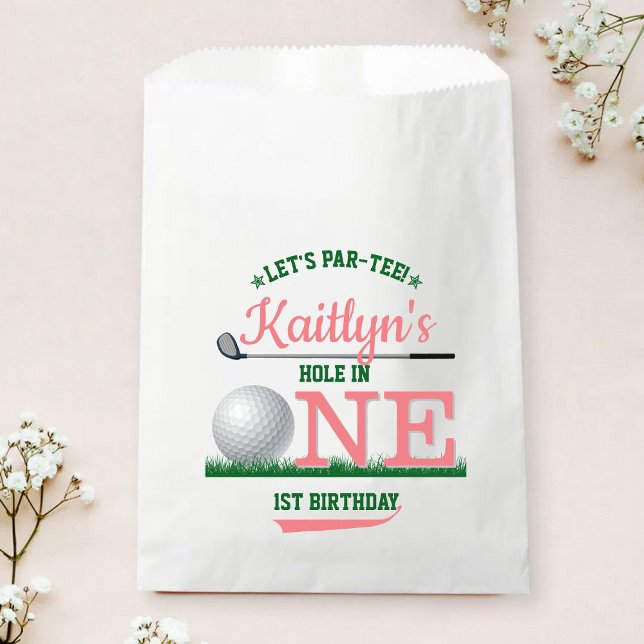Golf PAR-TEE 1st Birthday Favour Bag (Creator Uploaded)