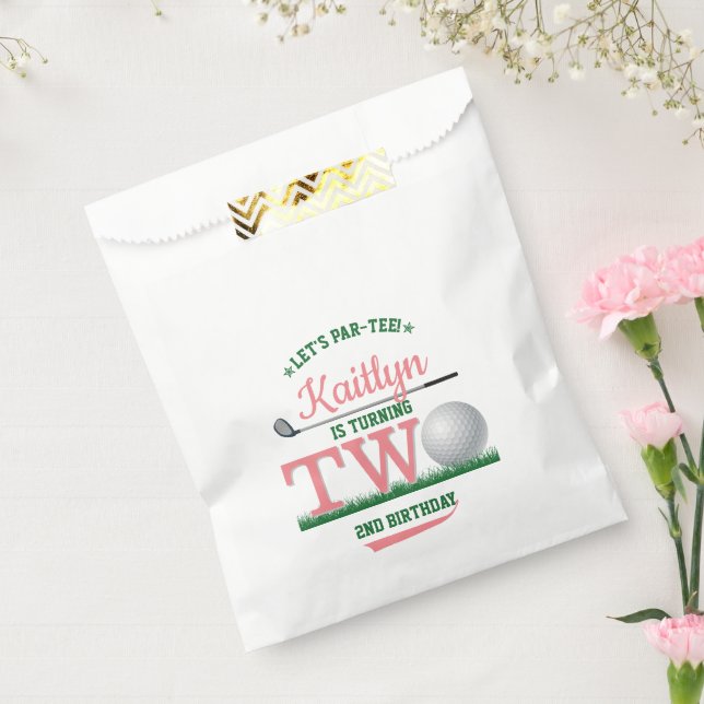 Golf PAR-TEE 2nd Birthday Favour Bag (Sealed)