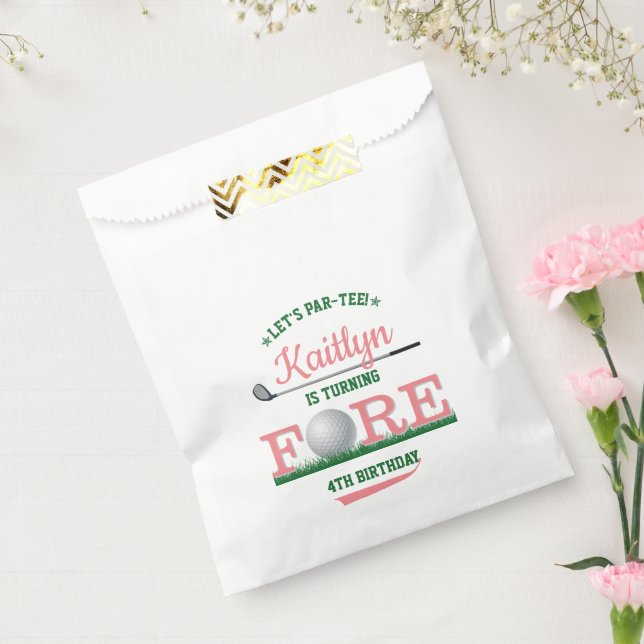 Golf PAR-TEE 4th Birthday Favour Bag (Sealed)