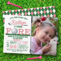 Golf PAR-TEE 4th Birthday Photo