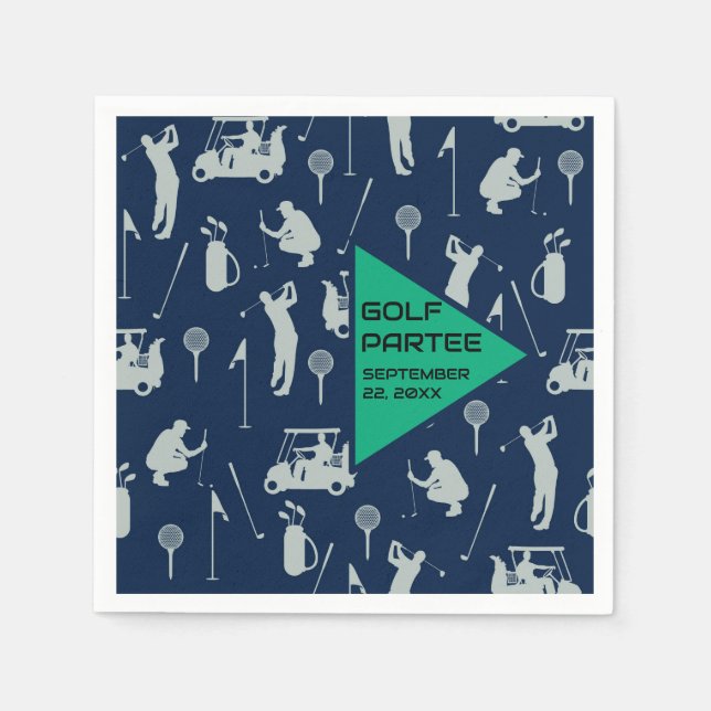 Golf Par-Tee Paper Napkins (Front)