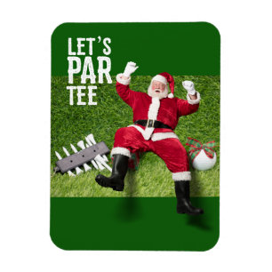 Golf Par tee party Santa Claus Christmas Squad  Magnet