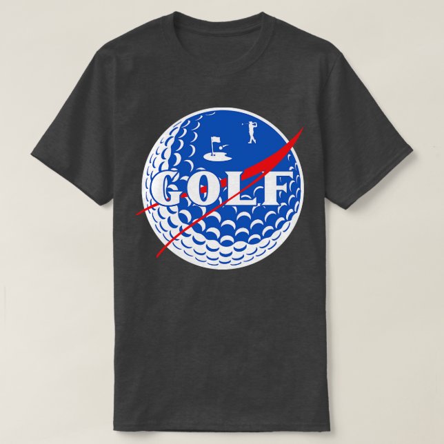 Golf Parody Graphic Design T-Shirt (Design Front)