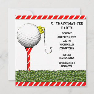 Golf Party Invitations