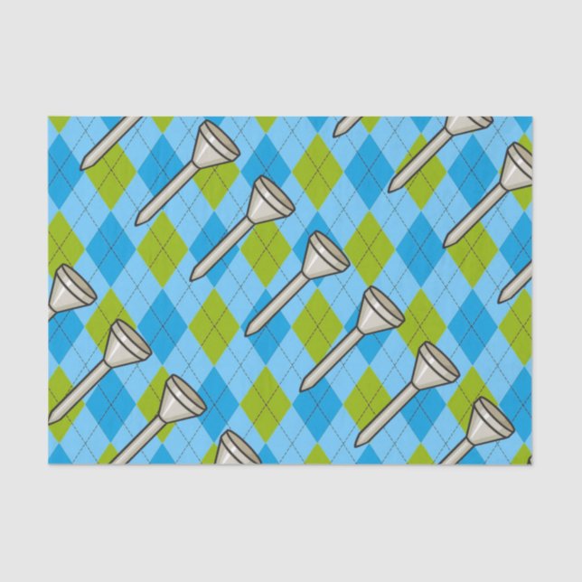 Golf Party Tissue Paper (Front)