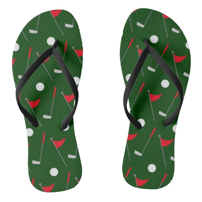 Golf pattern  thongs (Footbed)