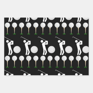 Golf Pattern Wrapping Paper