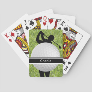 Golf Personalised Playing Cards