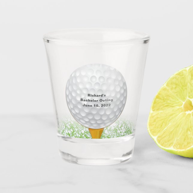 Golf Personalised Shot glass (Front)