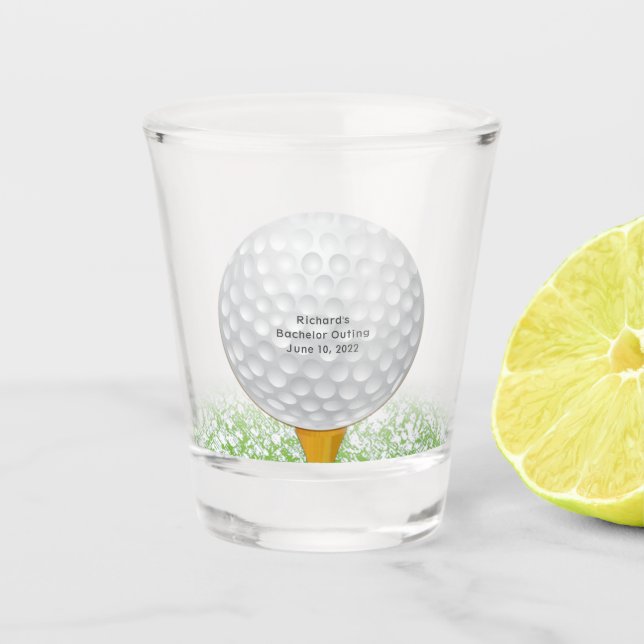 Golf Personalised Shot glass (Front)