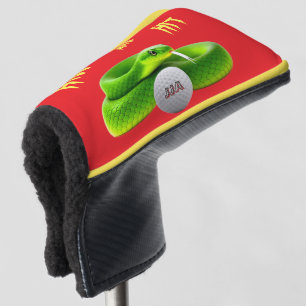 Golf personalised -snake- Gifts Head Cover