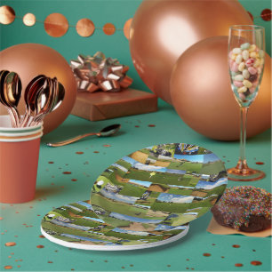 Golf Photo Collage, Paper Party Plates