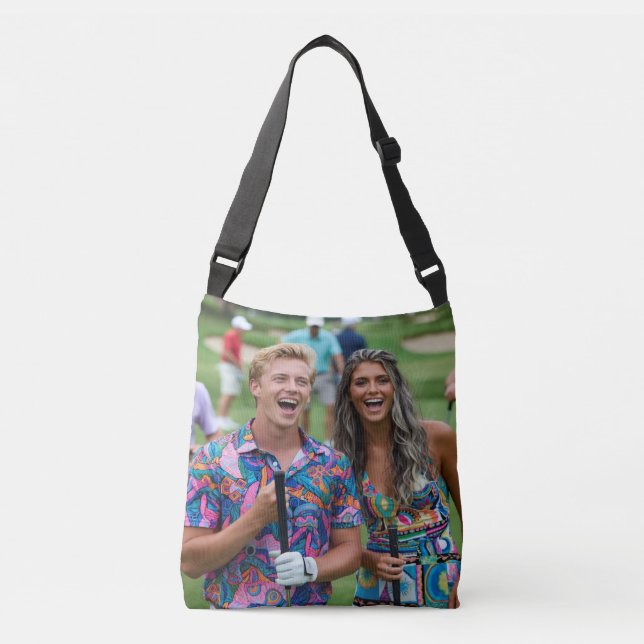 Golf Photo Customize Personalize Crossbody Bag (Front)