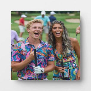 Golf Photo Customize Personalize Plaque