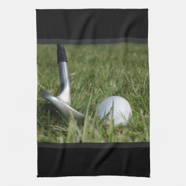 Golf Photo  Kitchen Towel (Vertical)