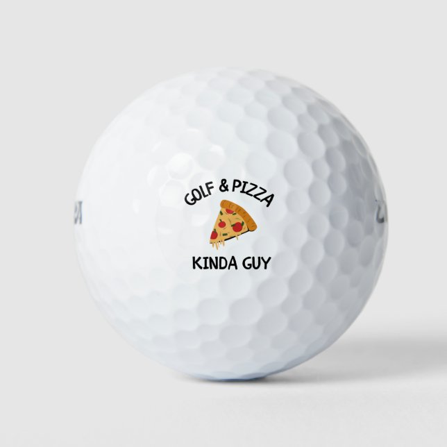 Golf & pizza kinda guy golf balls (Front)