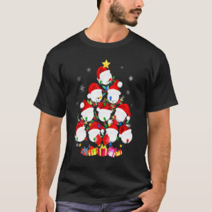 Golf Player Ball Christmas Ugly Xmas Santa Hat Paj T-Shirt