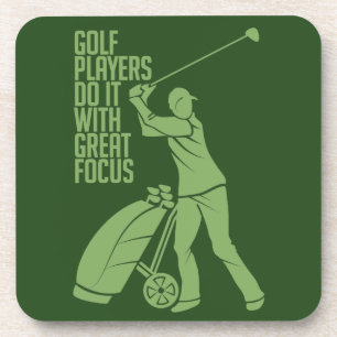 GOLF PLAYER custom coasters