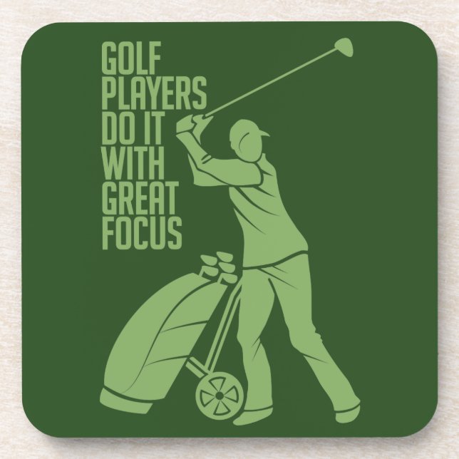 GOLF PLAYER custom coasters (Front)