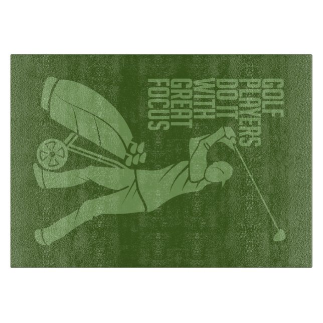 GOLF PLAYER custom cutting board (Front)