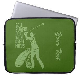 GOLF PLAYER custom laptop sleeve
