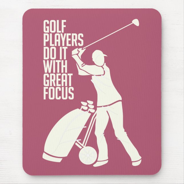 GOLF PLAYER custom mousepad (Front)