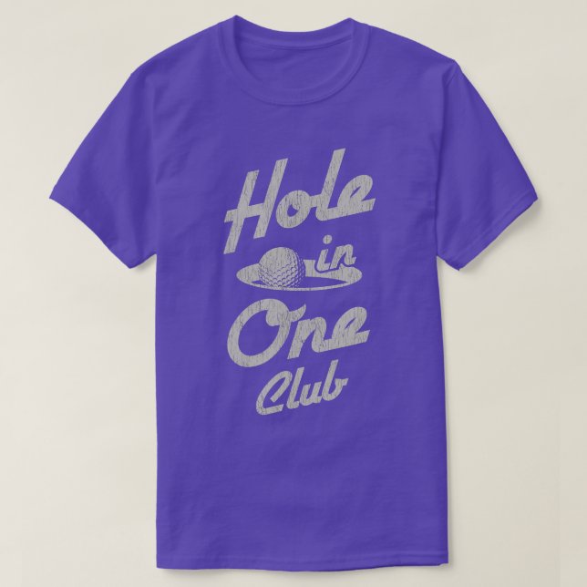 Golf Player Equipment  Hole In One Club Golfer Shi T-Shirt (Design Front)