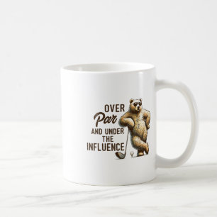 Golf Player Golfer Par Tee Over Par And Under The Coffee Mug