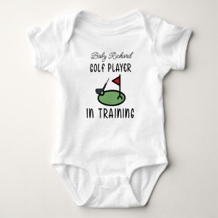 Golf Player in Training - Future Golfer Baby Bodysuit