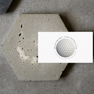 Golf Player - Instructor Business Card