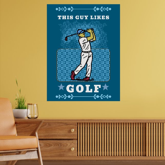 golf player poster (Living Room 2)