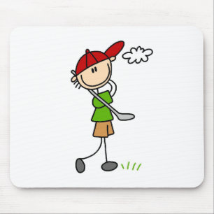 Golf Pose Mousepad