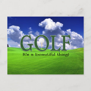 Golf Postcard