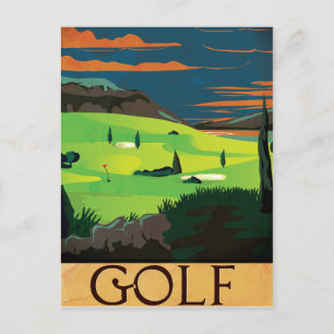 Golf Postcard