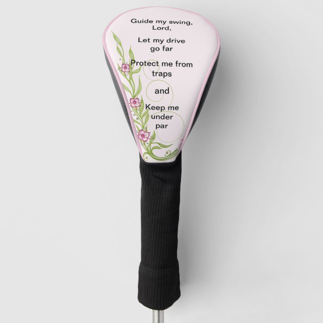 Golf Prayer Driver Golf Head Cover (Front)