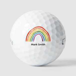 Golf Pride Month Golf Rainbow Celebration Balls