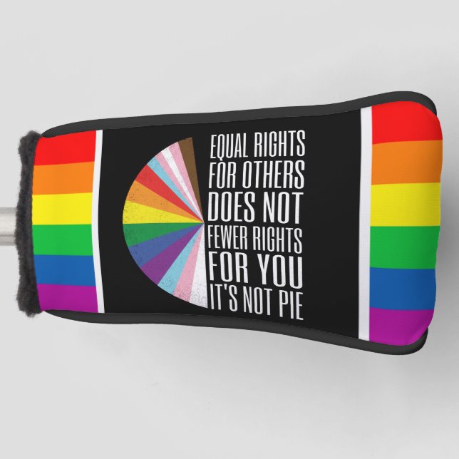 Golf Pride Month Golf Rainbow Celebration Head Cover (Front)