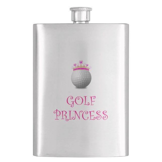Golf Princess Hip Flask (Front)