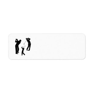 Golf Pro Return Address Label