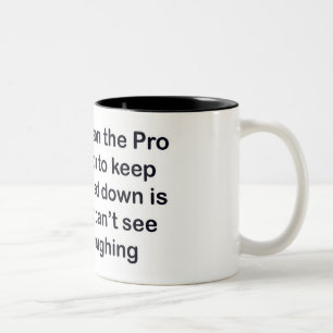 golf pro Two-Tone coffee mug