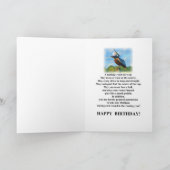 Golf Pro's Birthday, Pelican with Golf Ball Card (Inside)