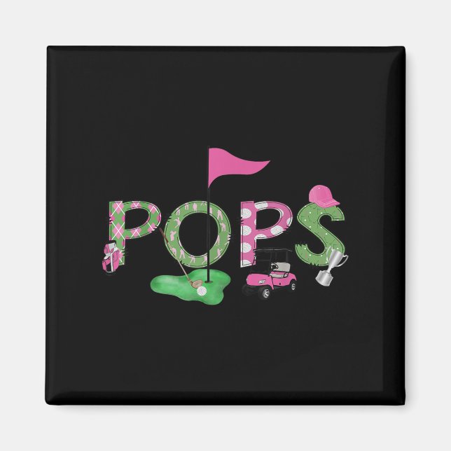 Golf Ps Nk Hole In One Golf 1st Birthday Girl  Magnet (Front)