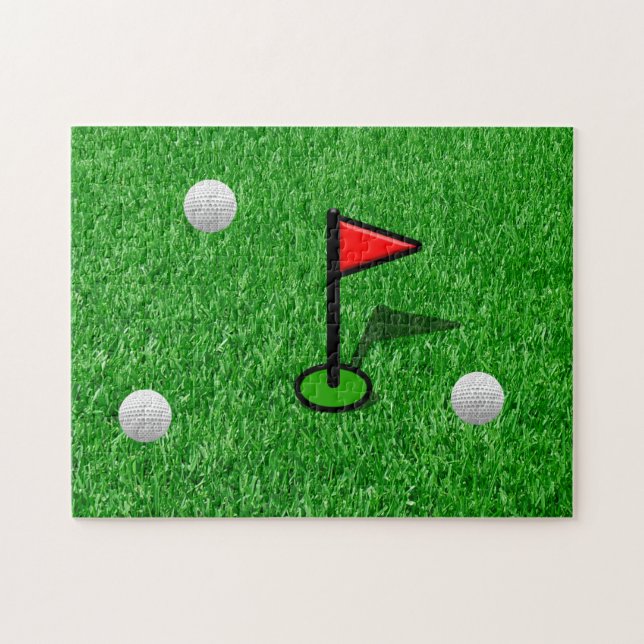Golf Putt Jigsaw Puzzle (Horizontal)