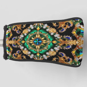 Golf Putter Cover with Brazilian Colours Design