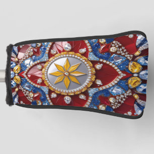 Golf Putter Cover with Colombia Colours Design