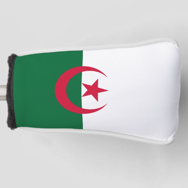 Golf Putter Cover with Flag of Algeria (Front)